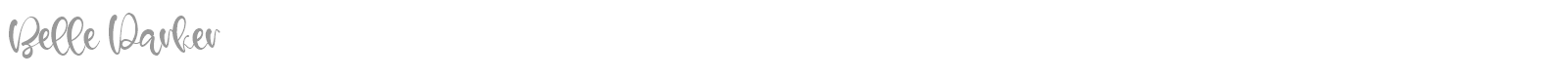 Belle Parker font preview